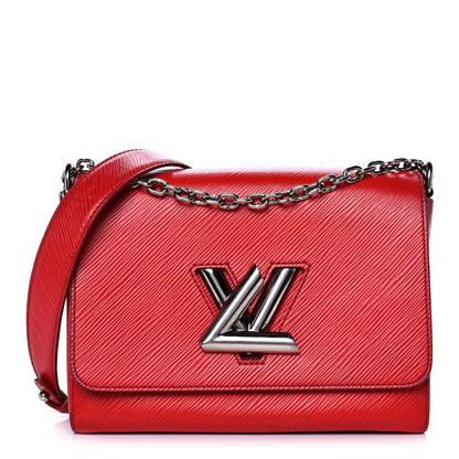 Louis Vuitton Epi Twist Shoulder Bag MM Coquelicot 1 of 10