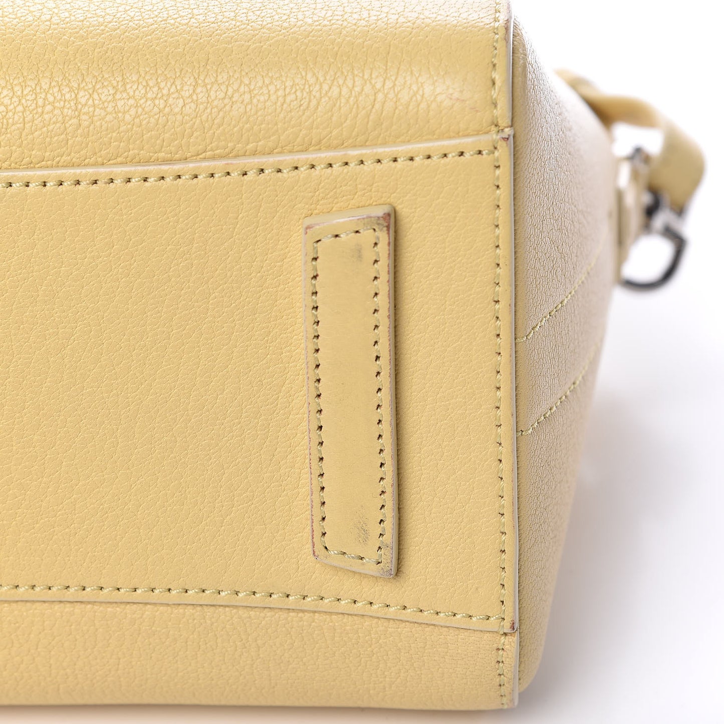 Sugar Goatskin Mini Antigona Yellow