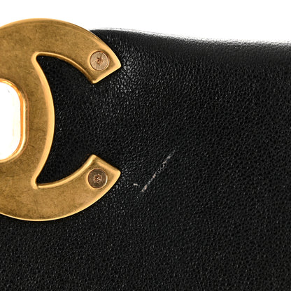 Chanel Goatskin Quilted Maxi Chanel 19 Flap Black 13 of 13