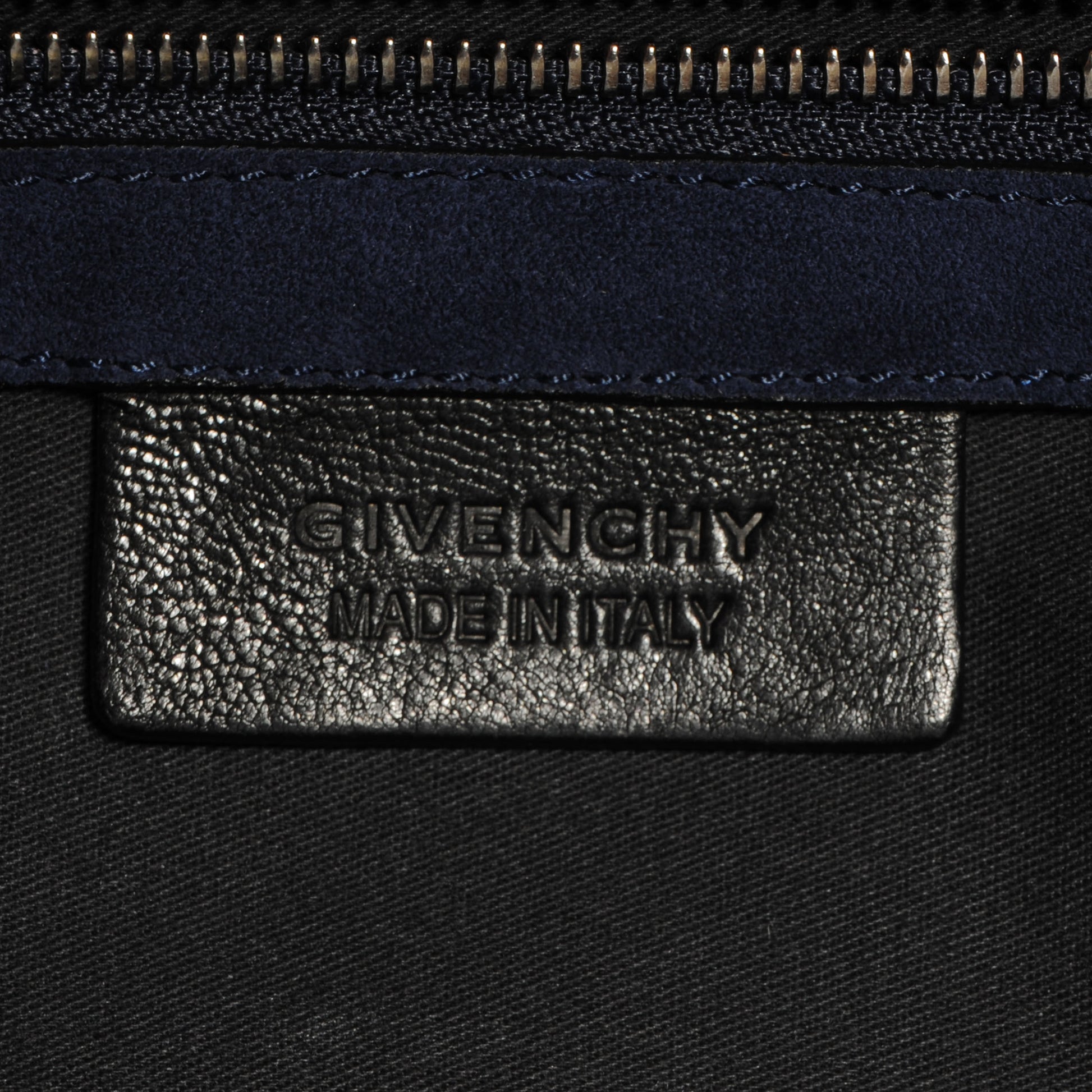 Givenchy Glazed Pebbled Calfskin North South Nightingale Black 6 of 8