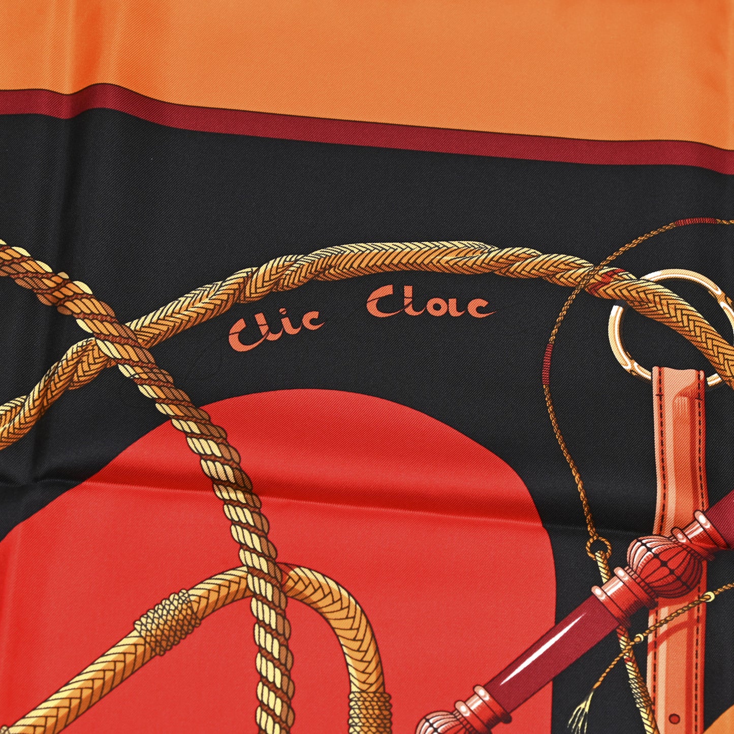 Silk Clic Clac Tattoo Scarf 90