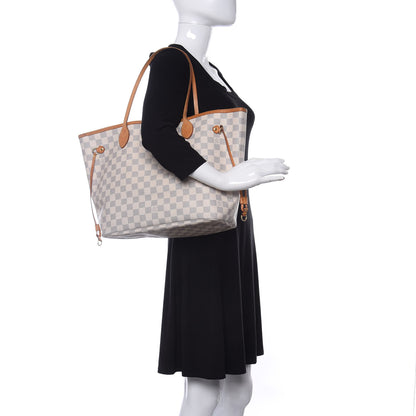 Louis Vuitton Damier Azur Neo Neverfull MM 2 of 10