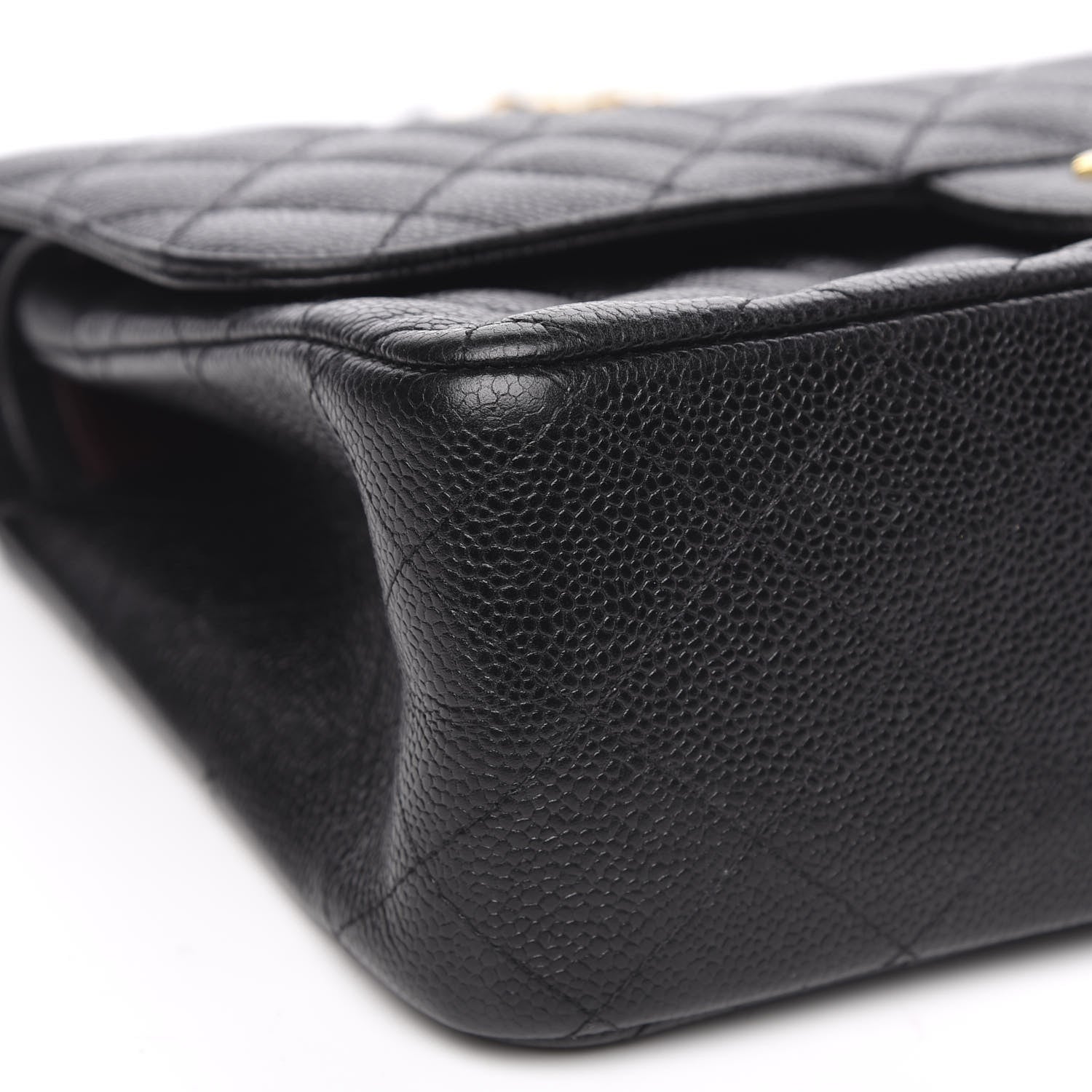 Chanel Caviar Quilted Jumbo Double Flap Black 9 of 14