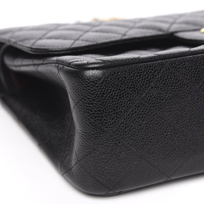 Chanel Caviar Quilted Jumbo Double Flap Black 9 of 14