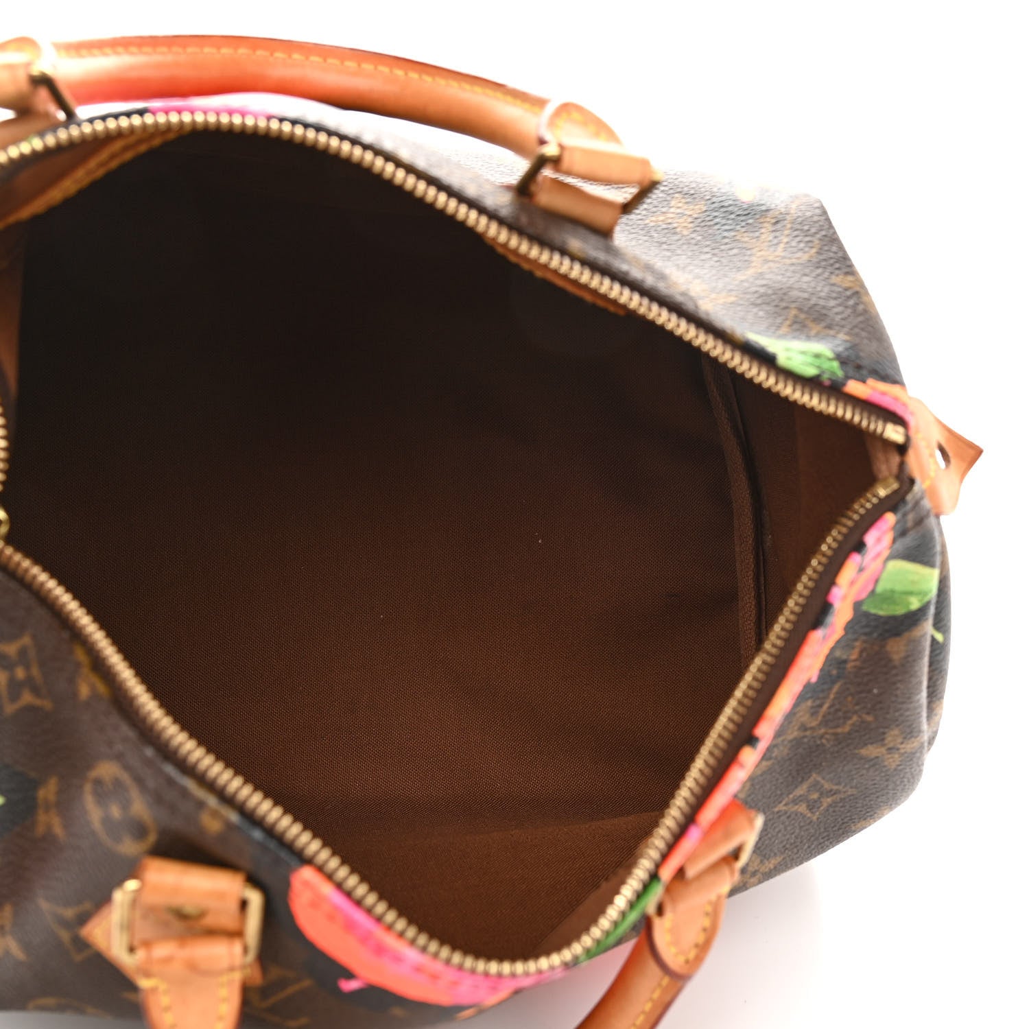 Louis Vuitton Monogram Roses Speedy 30 5 of 11