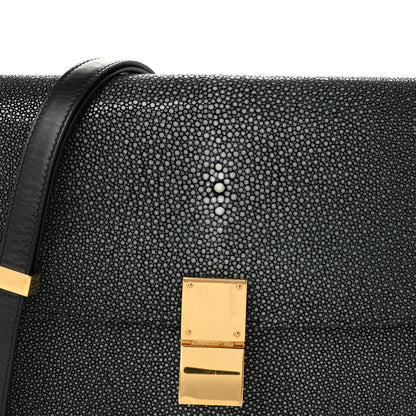 Celine Stingray Medium Classic Box Flap Bag Black 7 of 9