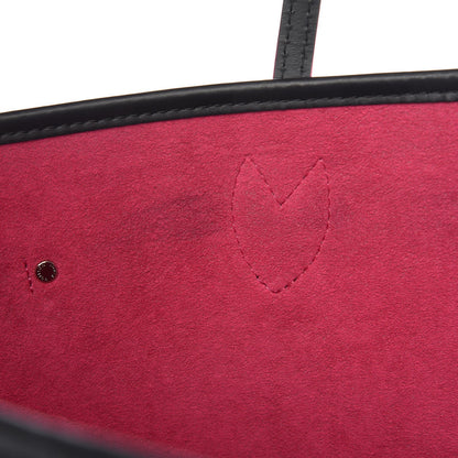 Louis Vuitton Epi Neverfull MM Black Hot Pink 9 of 11