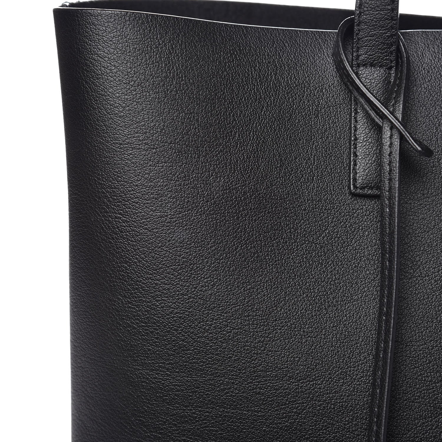 Saint Laurent Calfskin Medium Shopping Tote Black 12 of 13