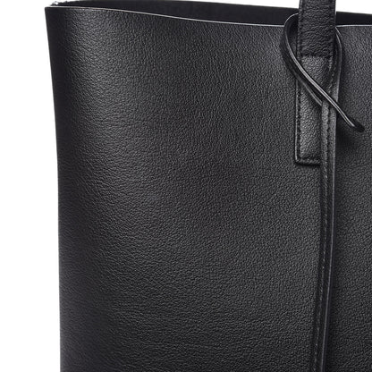 Saint Laurent Calfskin Medium Shopping Tote Black 12 of 13