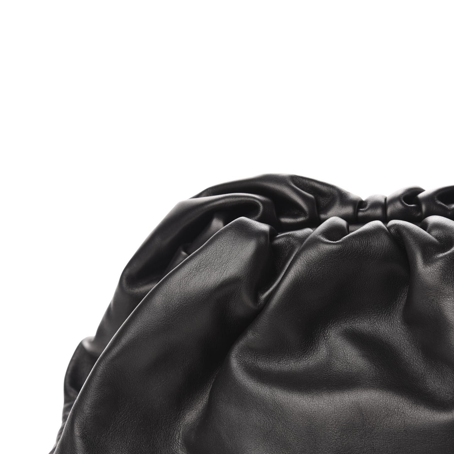 Smooth Butter Calf The Pouch Oversized Clutch Black