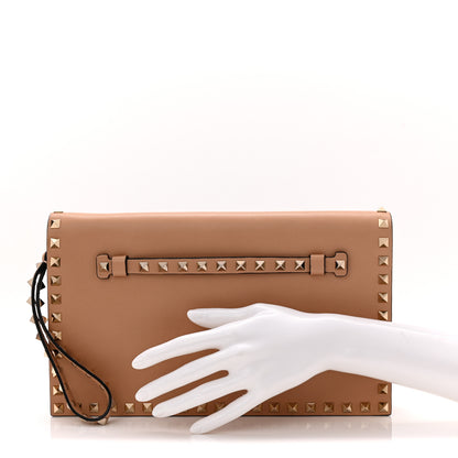 Valentino Garavani Nappa Rockstud Wristlet Alpaca 2 of 9