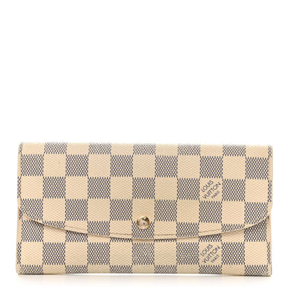 Louis Vuitton Damier Azur Emilie Wallet 1 of 13