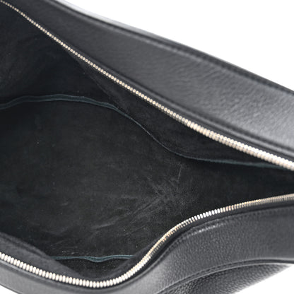 The Row Grained Calfskin Large Slouchy Banana Bag Black 5 of 10