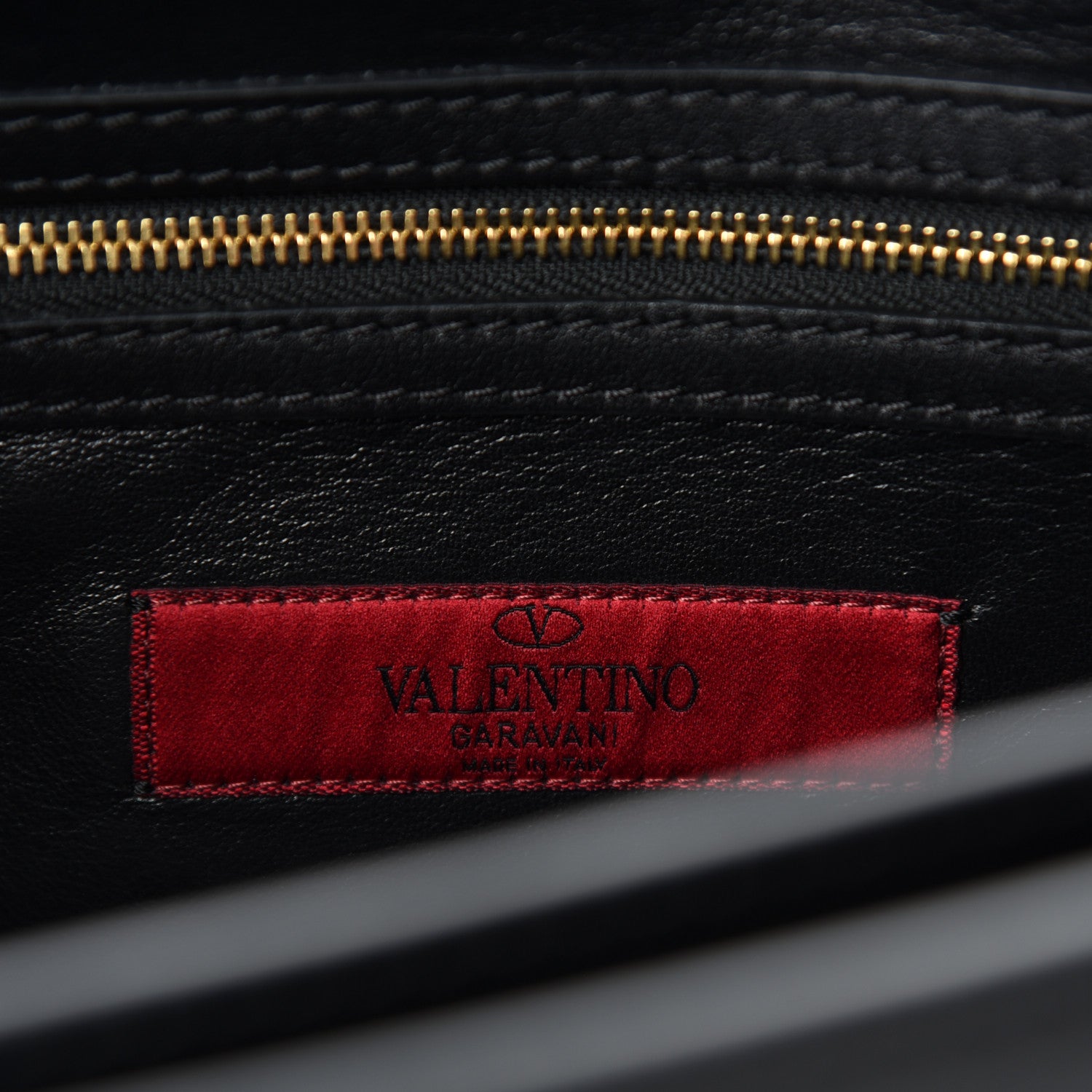 Valentino Garavani Vitello Turnlock Flap Shoulder Bag Black 8 of 10