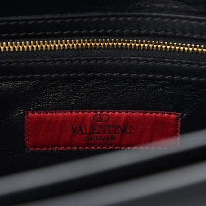 Valentino Garavani Vitello Turnlock Flap Shoulder Bag Black 8 of 10
