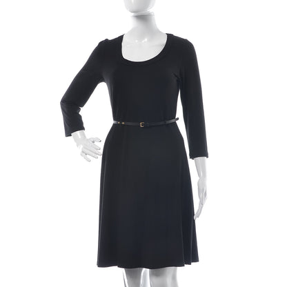 Louis Vuitton Calfskin Skinny Belt 92 Black 2 of 8