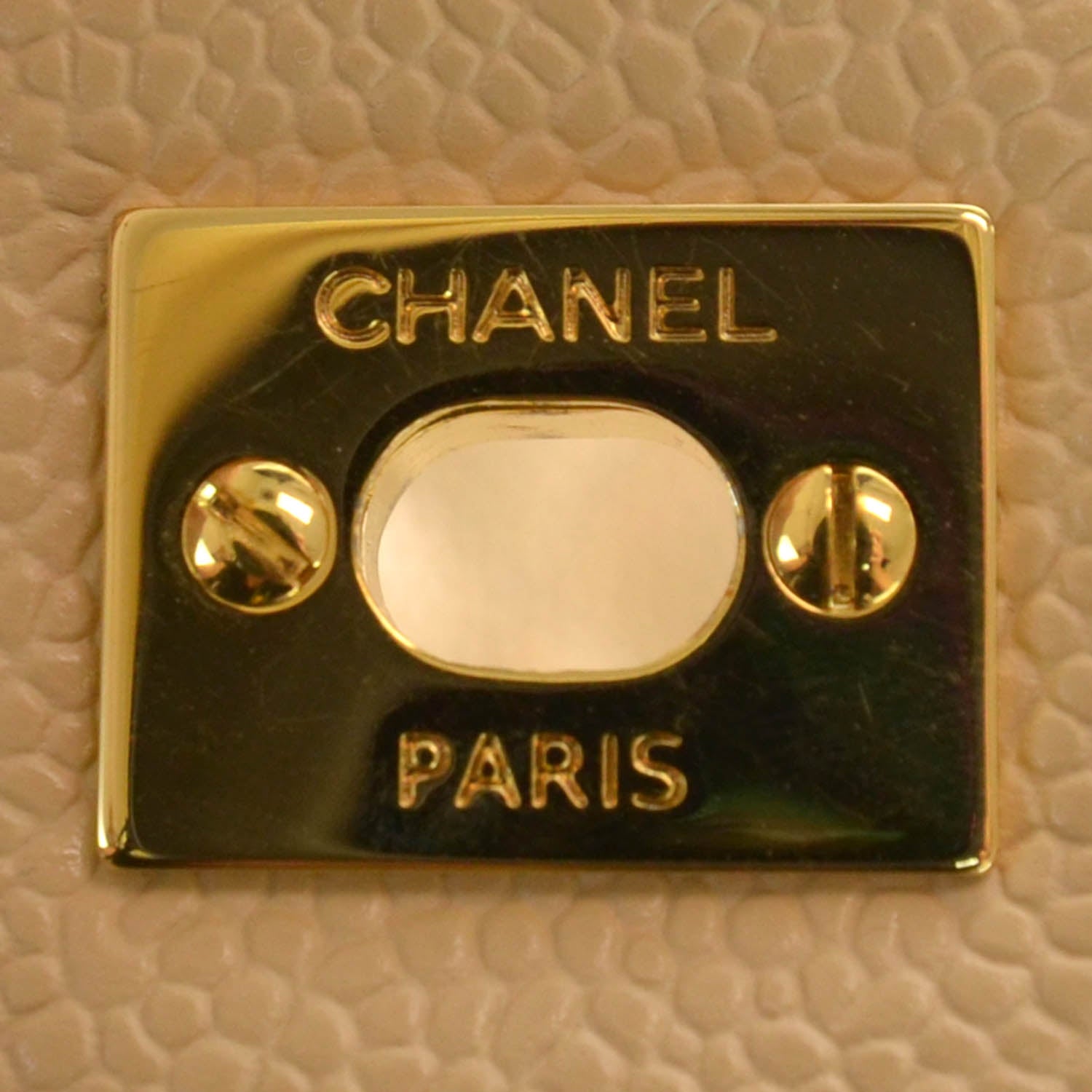 Chanel Caviar Jumbo Double Flap Beige 6 of 10