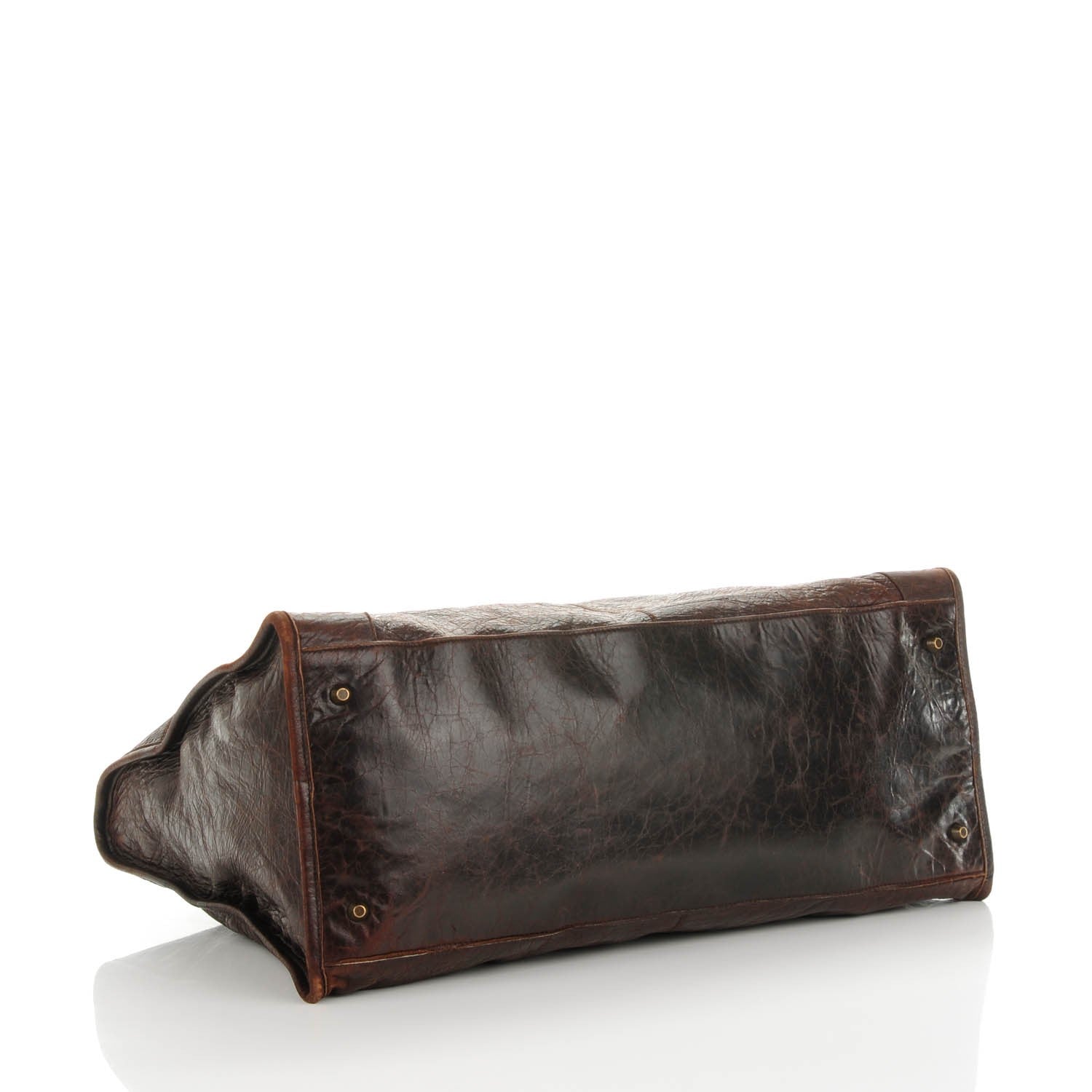 Balenciaga Chevre Classic Hardware Work Chocolate 4 of 9