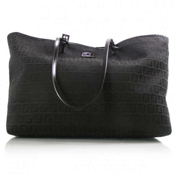 Canvas Zucchino Shopper Tote Black