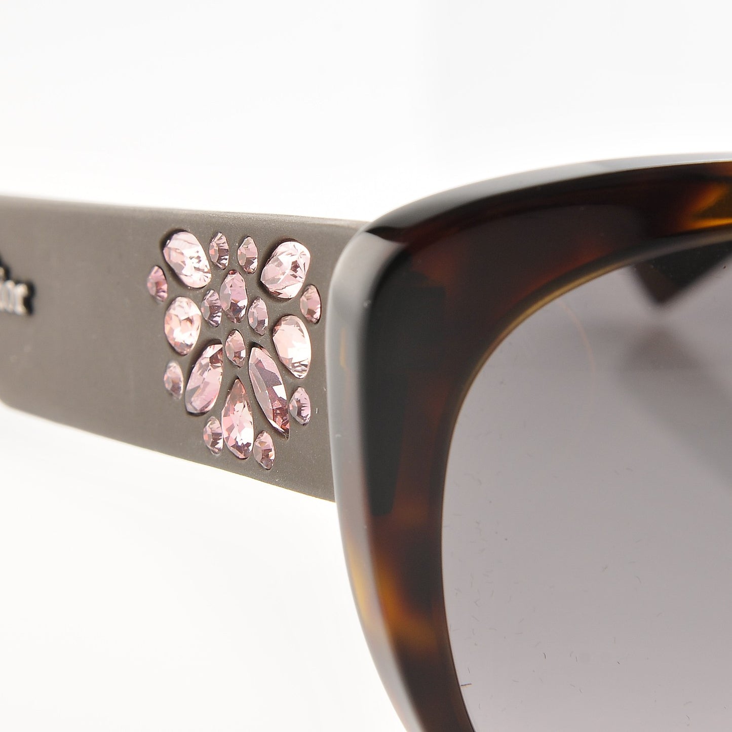 Crystal Inedite Sunglasses Tortoise Pink