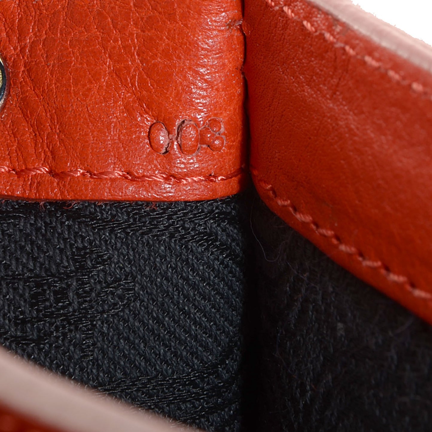 Calfskin Mini PS11 Classic Shoulder Bag Tangerine
