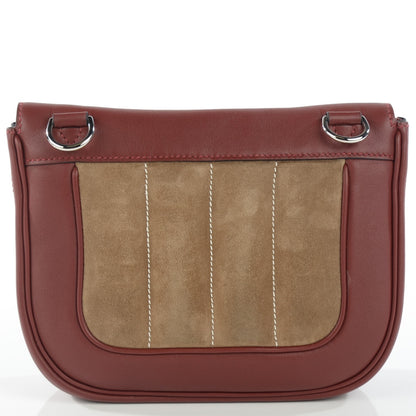 Hermes Swift Veau Doblis Mini Sac Berline 21 Rouge H 9 of 14