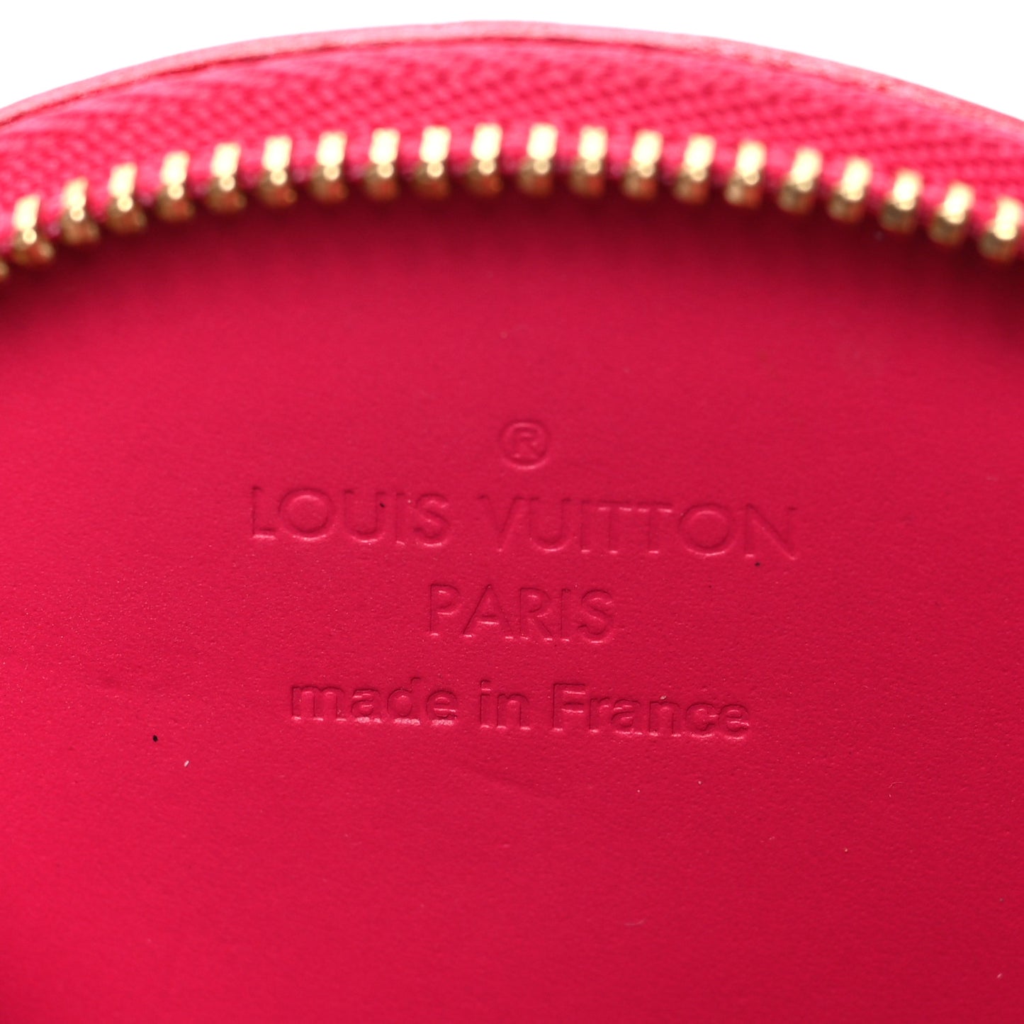 Vernis Roses Chapeau Coin Purse Rose Pop