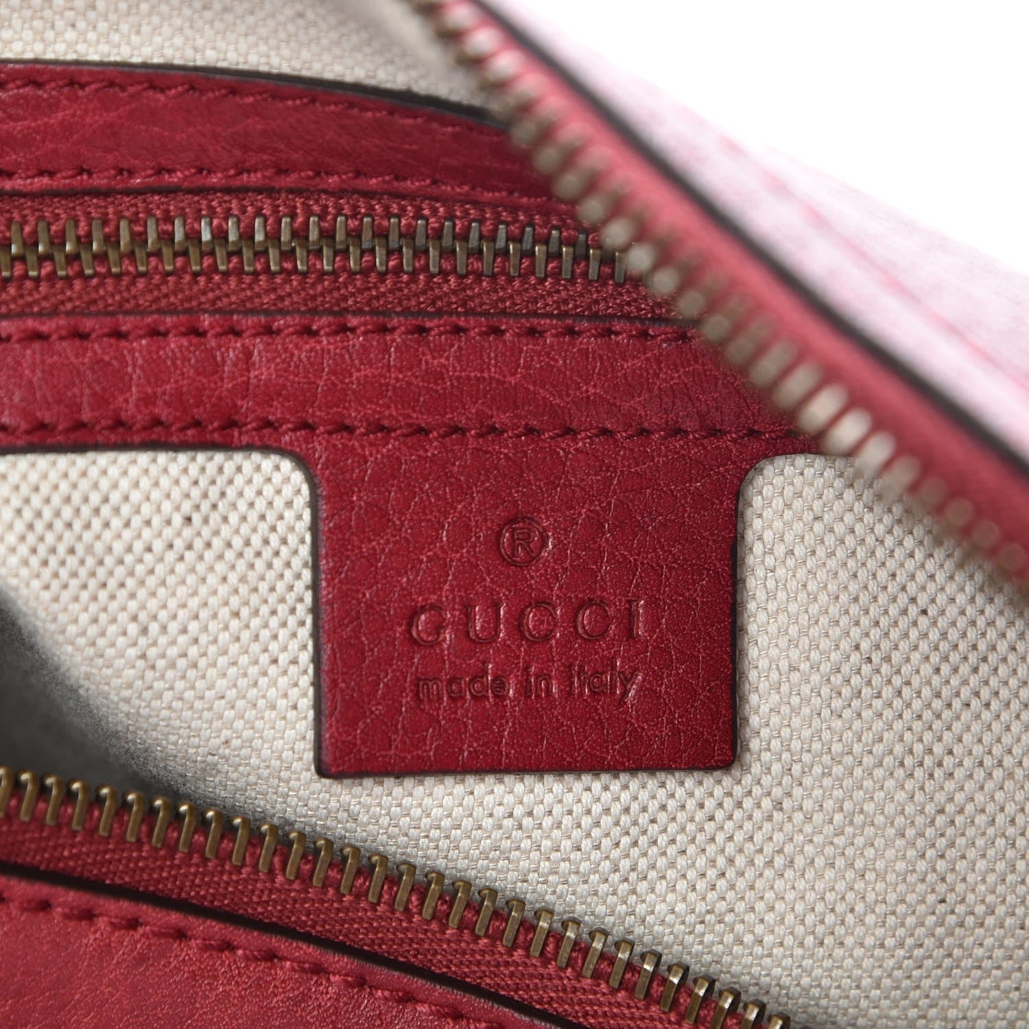 Gucci Pebbled Calfskin Small Miss GG Hobo Red 7 of 8
