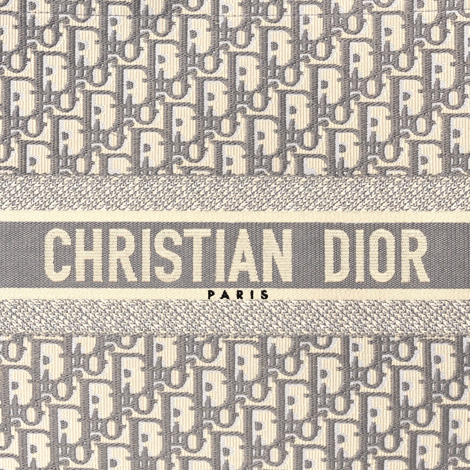 Christian Dior Oblique Large Book Tote Grey 8 of 14