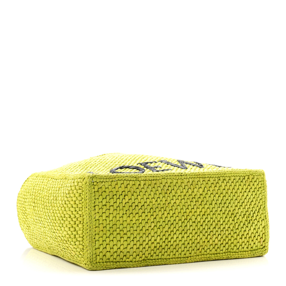 X PAULA'S IBIZA Raffia Font Tote Meadow Green