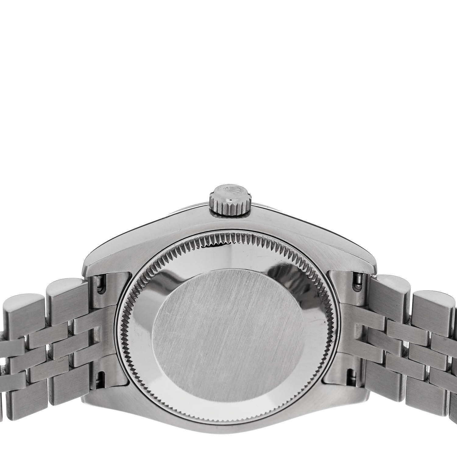Rolex Stainless Steel 18K White Gold Black Mother of Pearl 31mm Oyster Perpetual Datejust Watch 178274 4 of 5