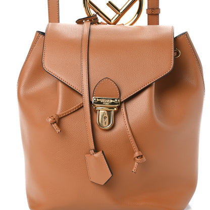 Fendi Vitello Cruise F is Fendi Drawstring Backpack Nocciola 7 of 9