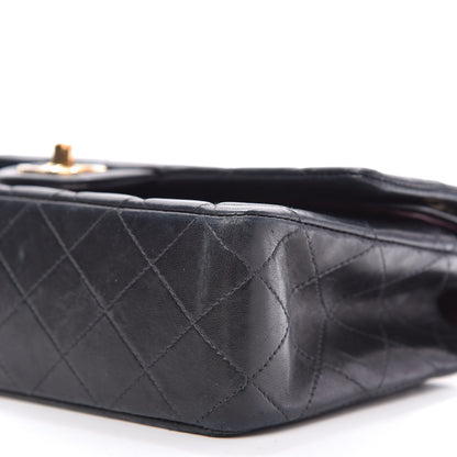 Chanel Lambskin Quilted Medium Double Flap Navy 7 of 10