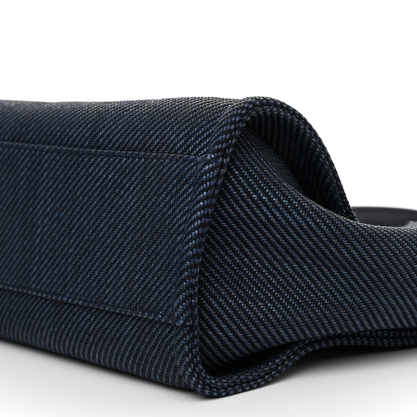 Mixed Fibers Small Deauville Tote Navy Blue