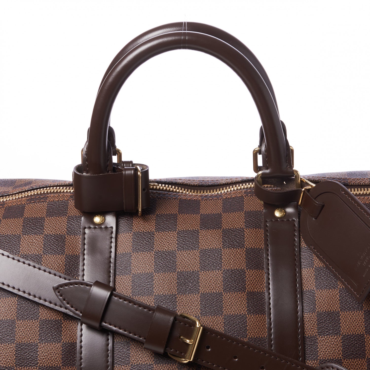 Louis Vuitton Damier Ebene Keepall Bandouliere 55 8 of 9
