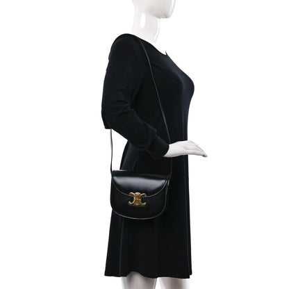 Celine Shiny Calfskin Teen Besace Black 2 of 11