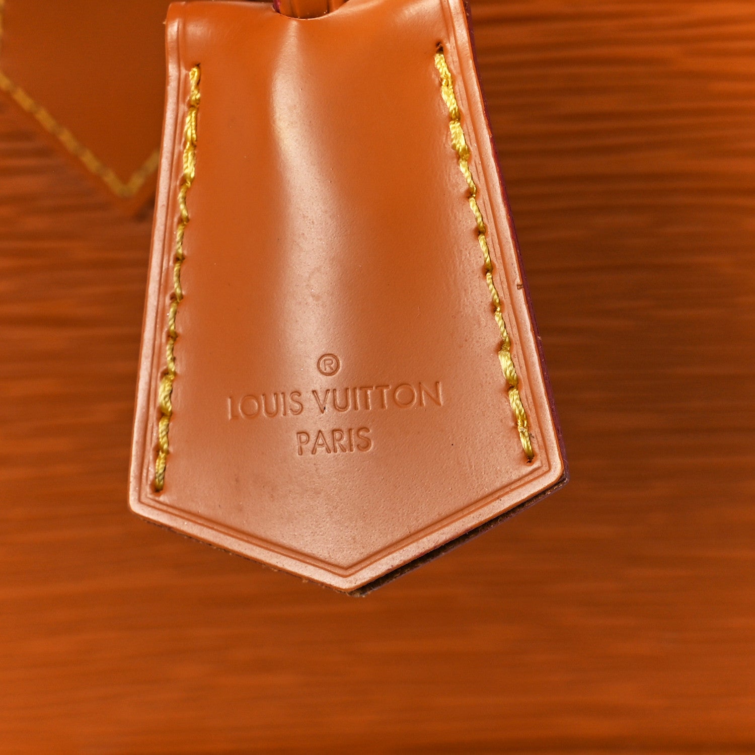 Louis Vuitton Epi Jacquard Alma BB Honey Gold 6 of 12