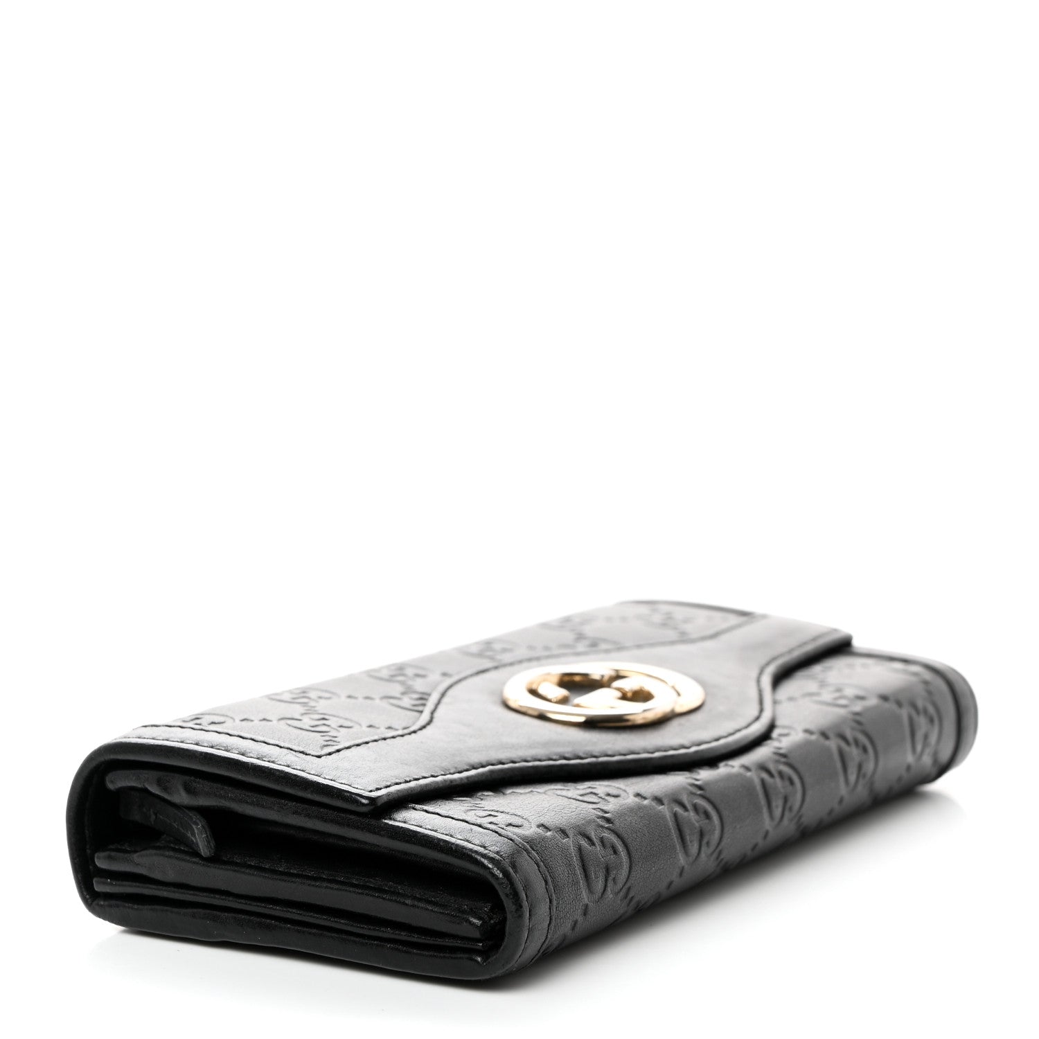 Gucci Guccissima Sukey Continental Wallet Continental Wallet Black 4 of 8