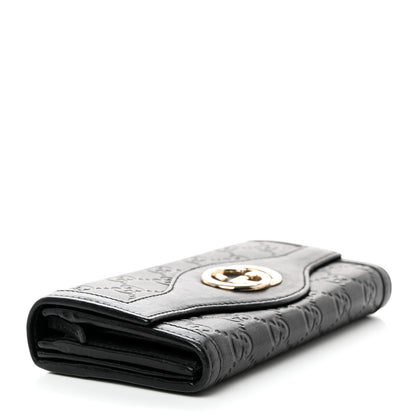 Gucci Guccissima Sukey Continental Wallet Continental Wallet Black 4 of 8
