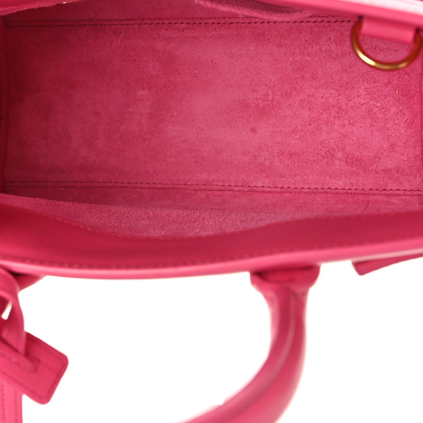 Calfskin Nano Sac De Jour Lipstick Fuchsia