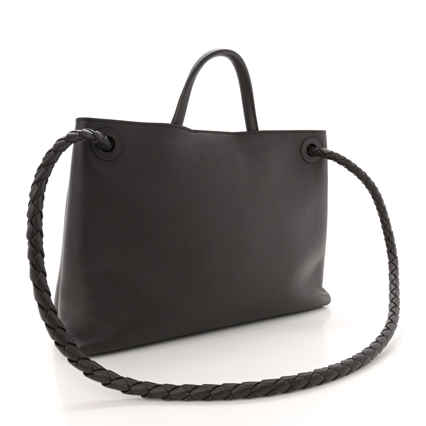 Silky Calfskin Medium Andiamo Shoulder Bag Fondant