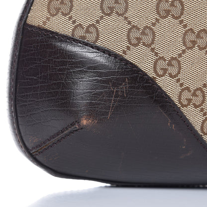 Gucci Monogram Hasler Hobo Dark Brown 14 of 14
