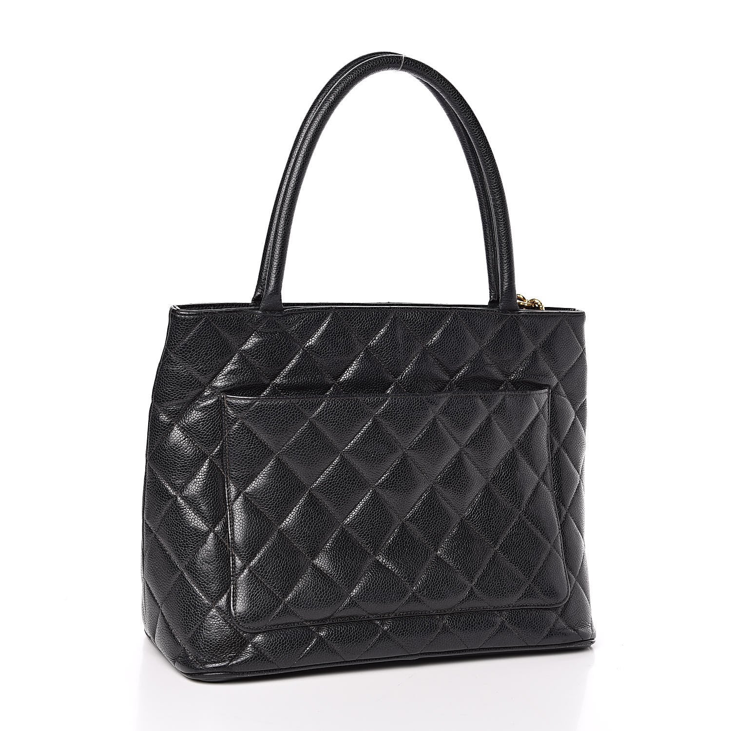 Chanel Caviar Quilted Medallion Tote Black 3 of 16