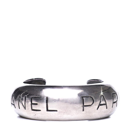 Chanel Paris Cuff Bracelet Silver 1 of 5