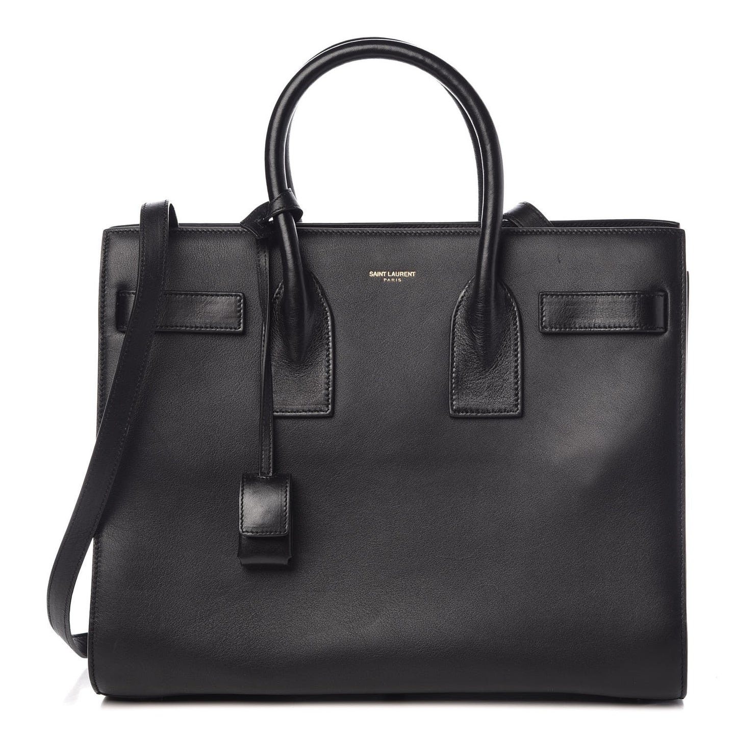 Calfskin Small Sac De Jour Black