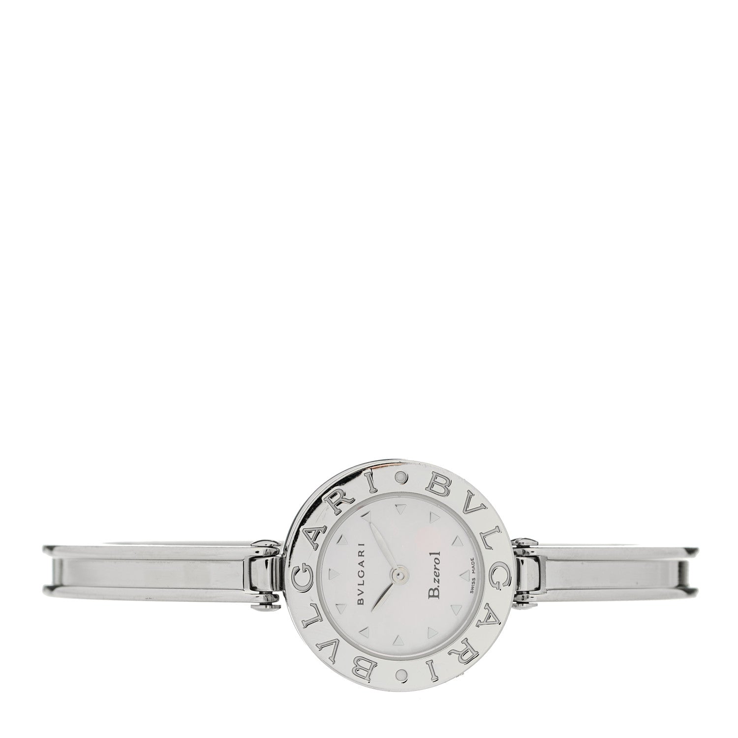 Bulgari Stainless Steel Pink Mother of Pearl 22mm B.zero1 Quartz