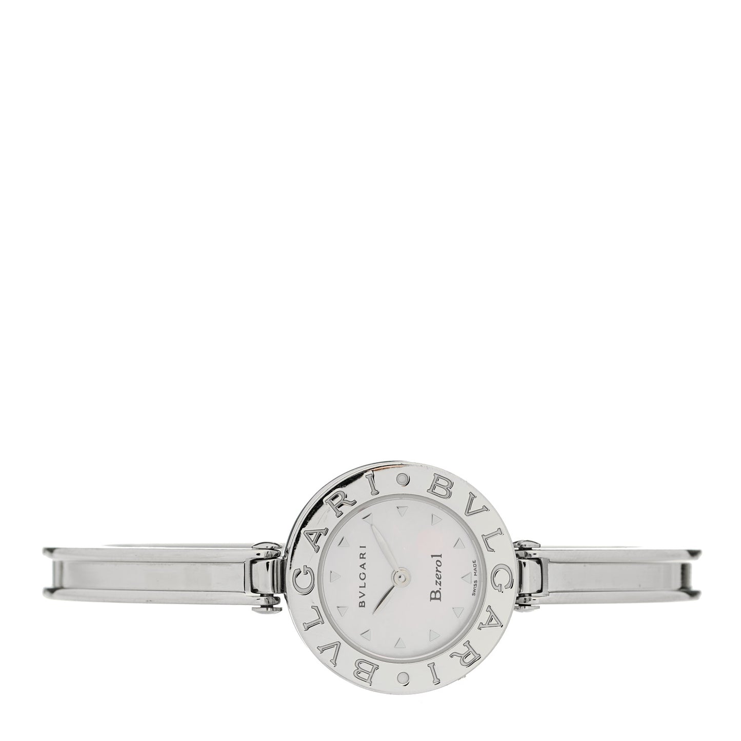 Stainless Steel Pink Mother of Pearl 22mm B.zero1 Quartz Watch