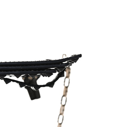 Valentino Garavani Patent Calfskin Rockstud Crossbody Pouch Bag Black 11 of 12