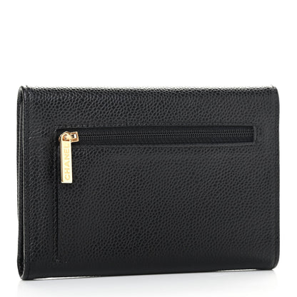 Chanel Caviar Timeless CC Compact Wallet Black 2 of 4