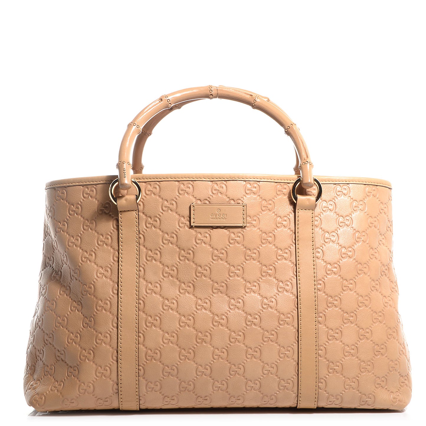 Guccissima Bamboo Joy Tote Tan